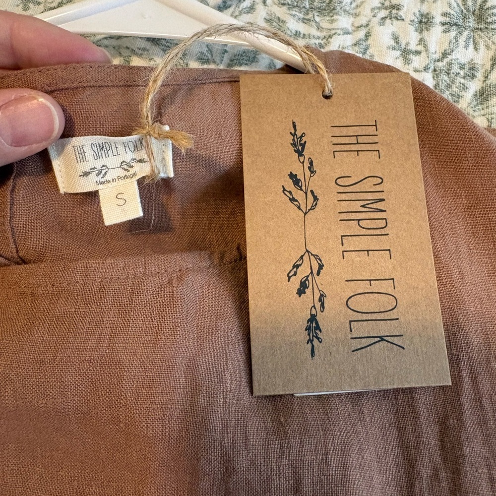 The Simple Folk Sage Dress in Cinnamon NWT - Picture 4 of 5